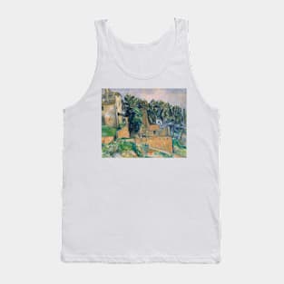 House in Bellevue by Paul Cezanne Tank Top